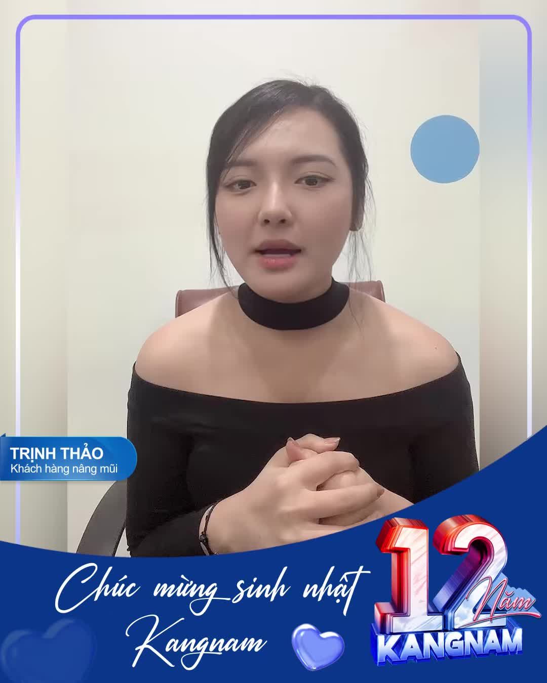Sau 4 tháng Nâng mũi 6D đã giúp Thảo xinh đẹp hơn, thanh thoát hơn và trông tây hơn.